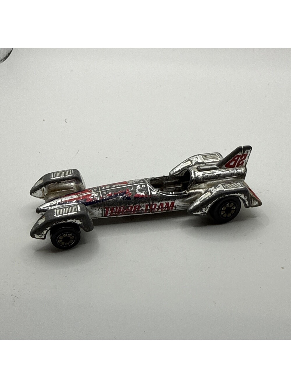 1980 Silver Die Cast Race Car Vintage Kenner CPG Production Co. Rare